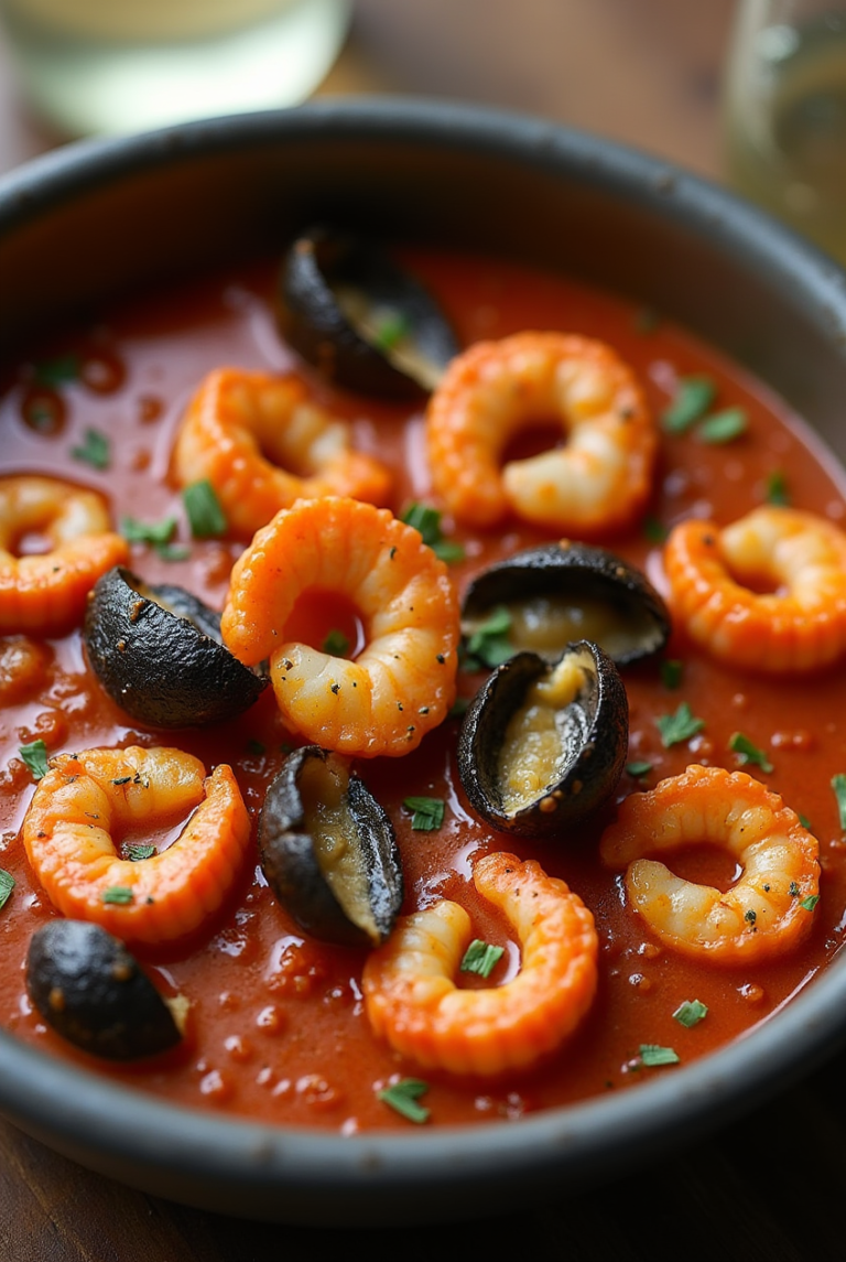 Authentic Italian Cioppino Seafood Stew
