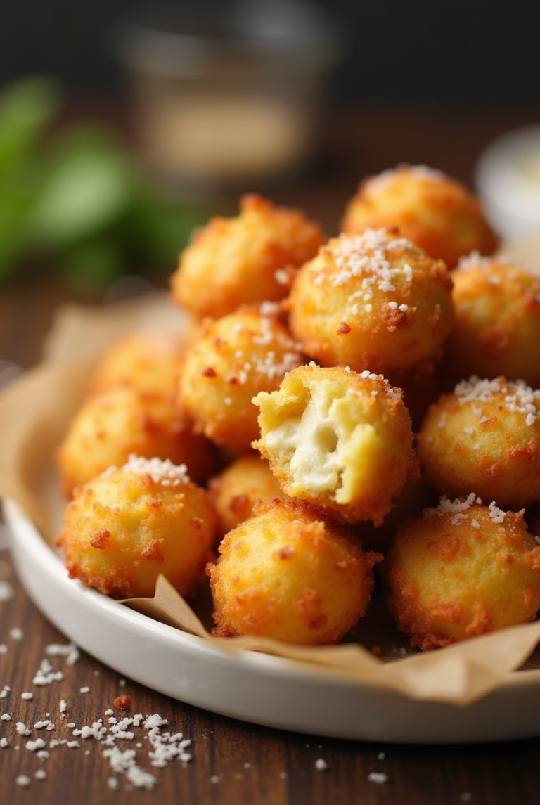 Cheesy Parmesan Mozzarella Bites