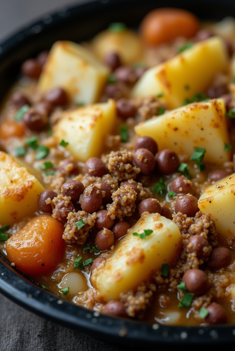 Slow Cooker Cowboy Casserole