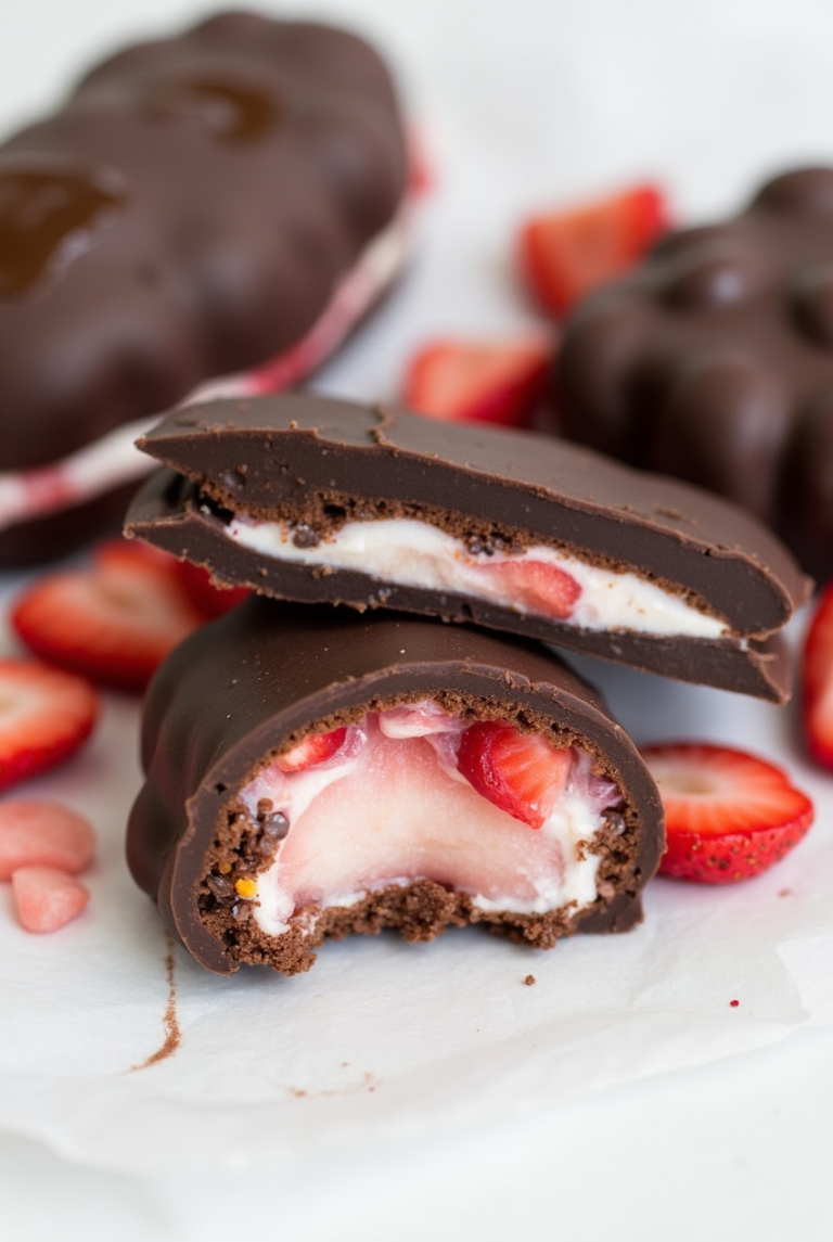Chocolate Strawberry Yogurt Clusters