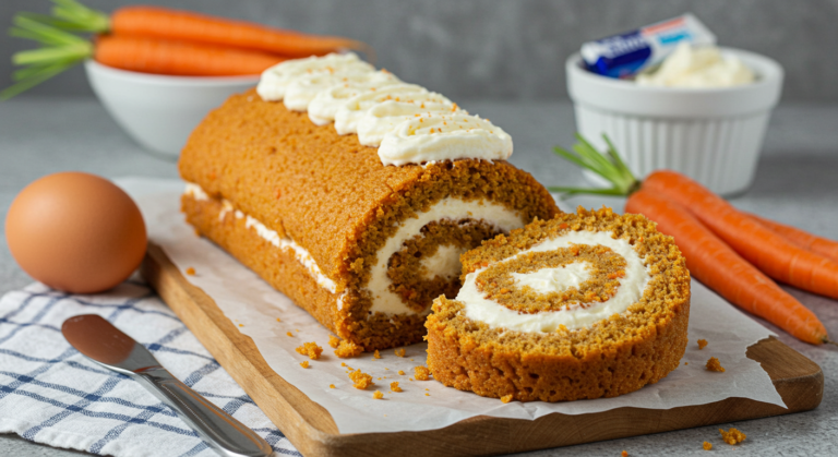 Best Carrot Cake Roll Recipe for Easter