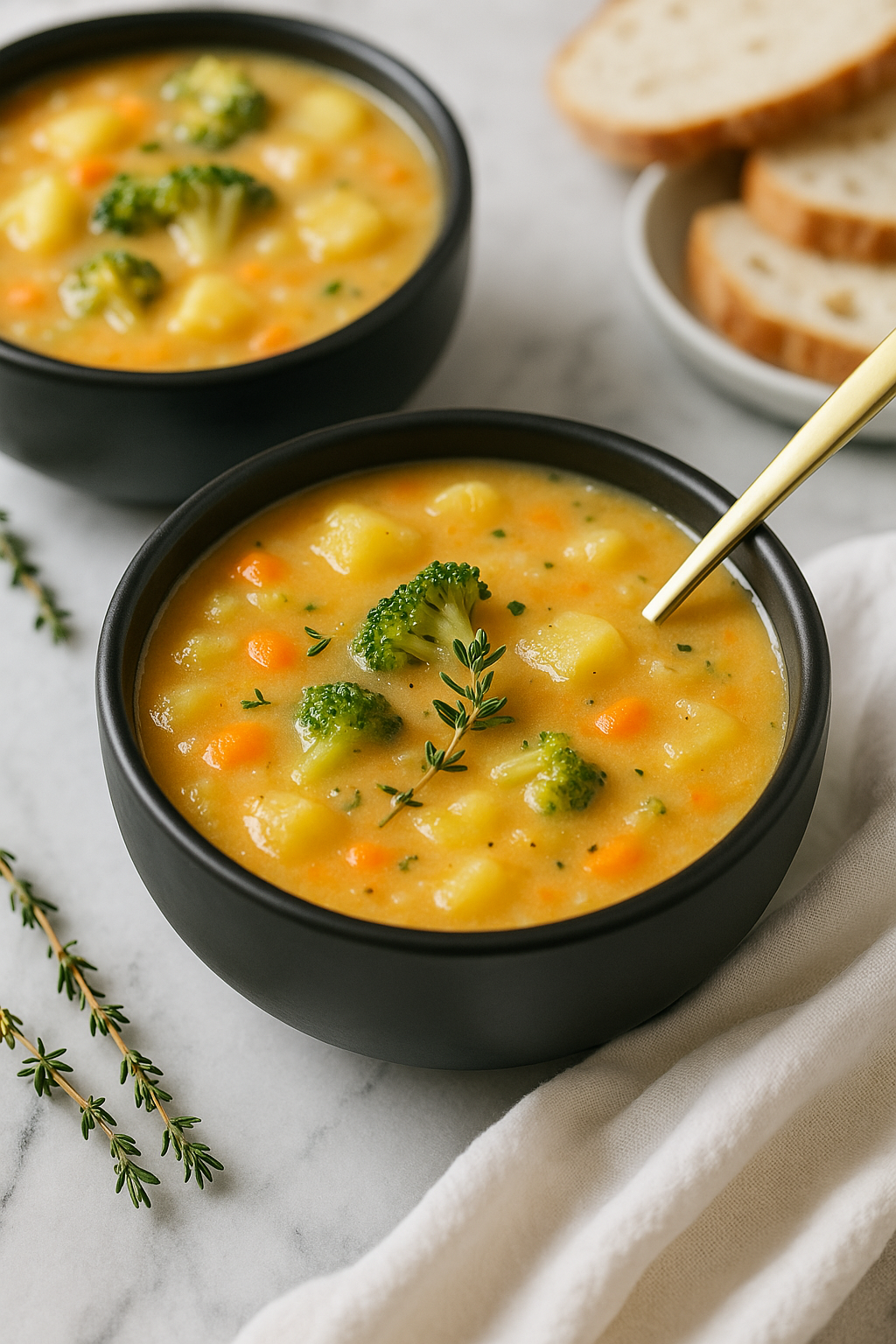 Broccoli Potato Cheese Soup