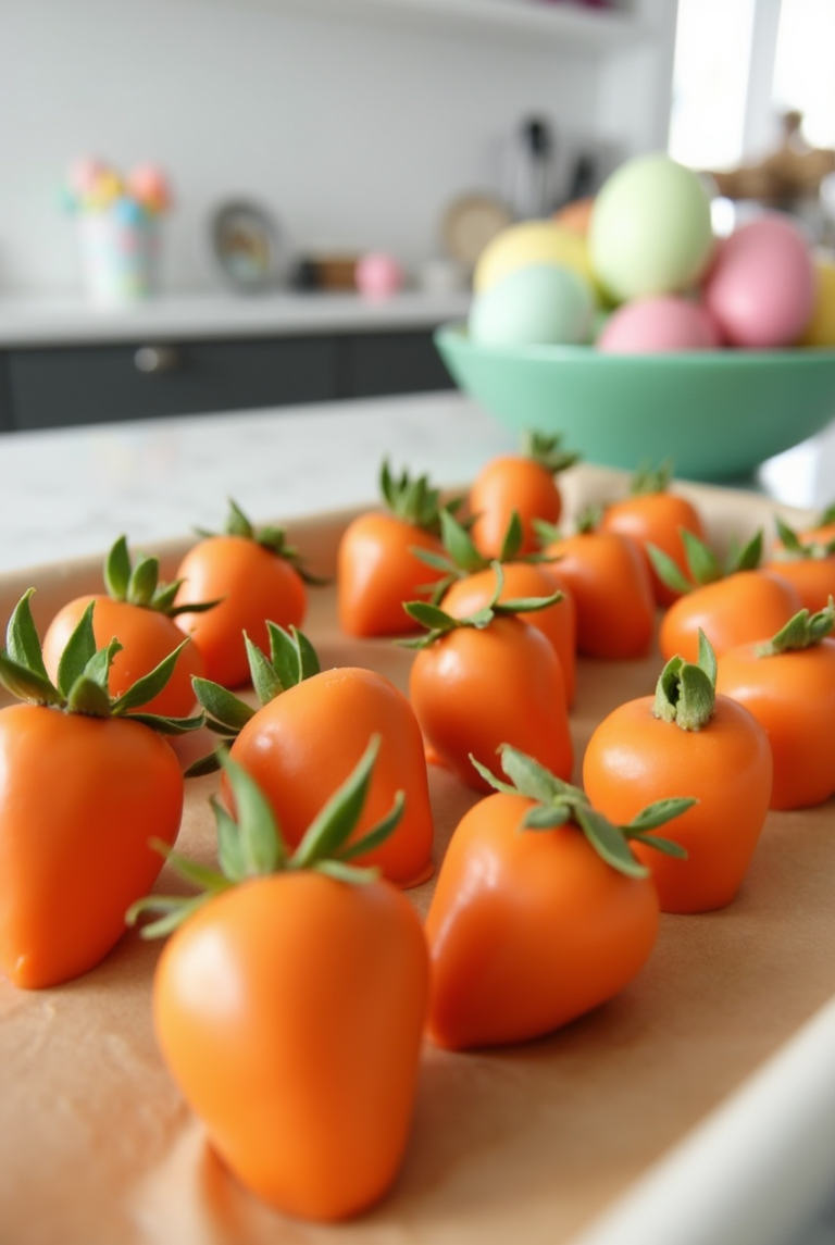 How to Make Chocolate-Covered Strawberry Carrots
