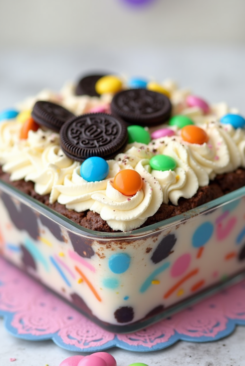 Easter Dirt Cake Casserole
