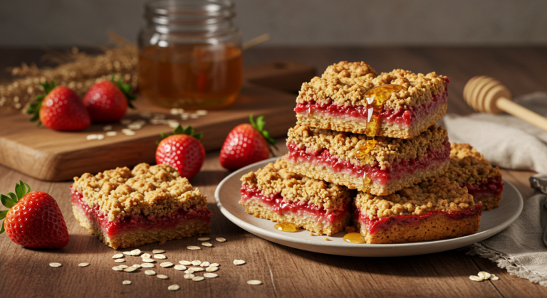 Strawberry Oatmeal Bars