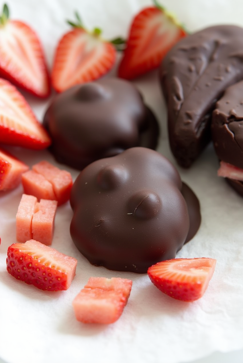 Strawberry Yogurt Clusters