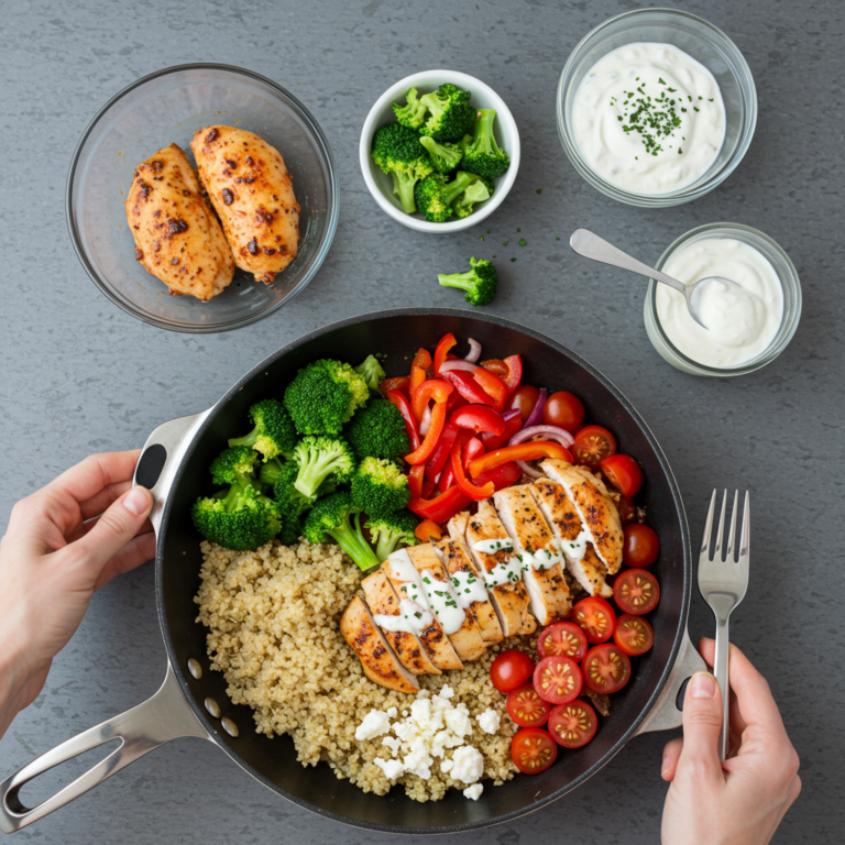 Grilled Chicken & Broccoli Bowls