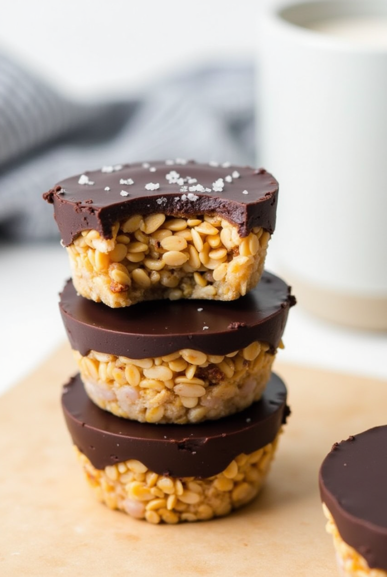 No-Bake Peanut Butter Oat Cups
