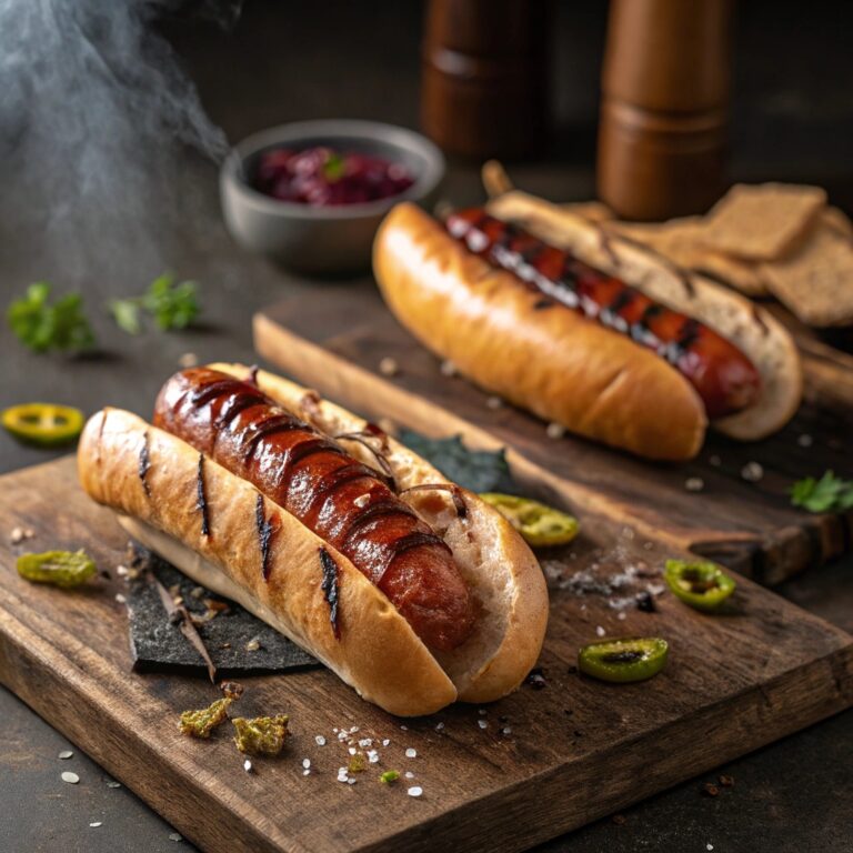 BBQ-Glazed Hot Dogs