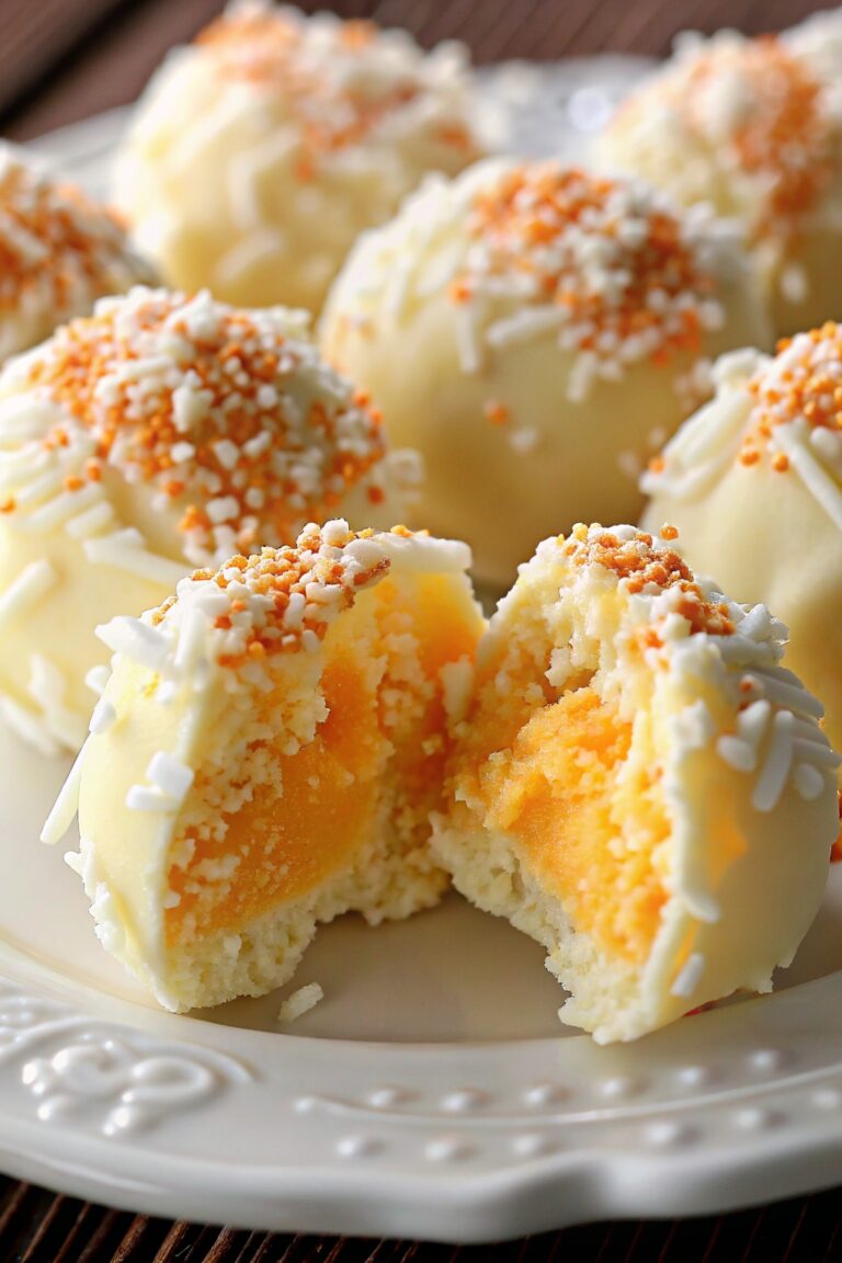 Orange Creamsicle Truffles