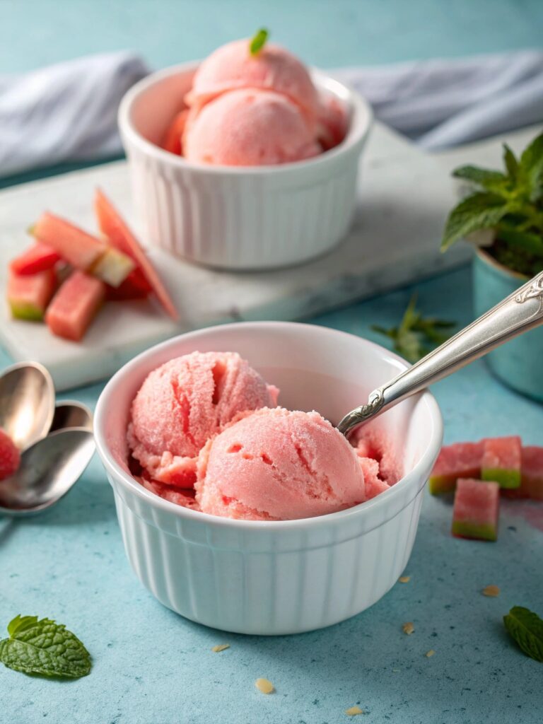 Rhubarb Gelato