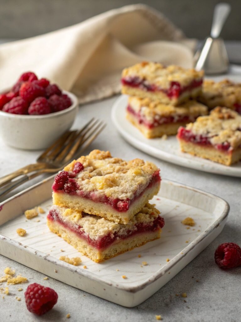 Raspberry Crumb Bars