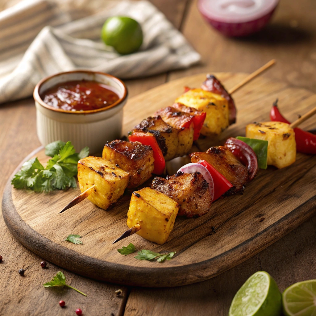 BBQ Chicken Skewers