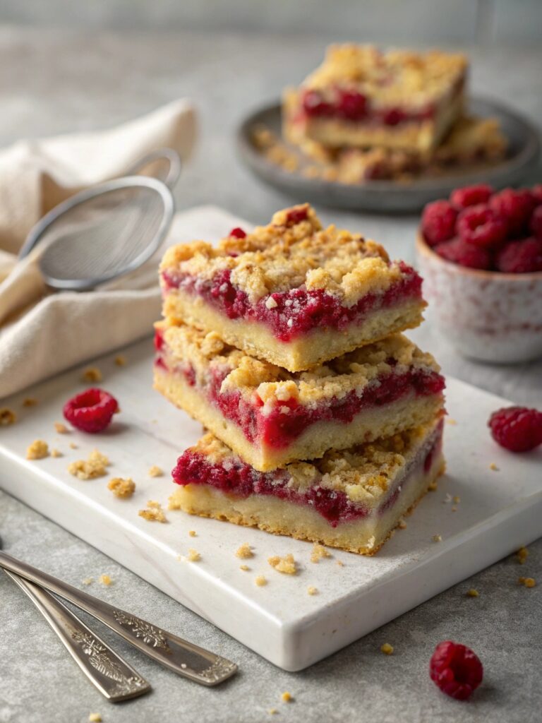 Raspberry Crumb Bars