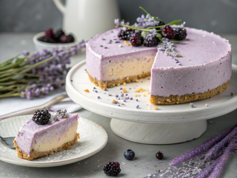 Lavender Cheesecake