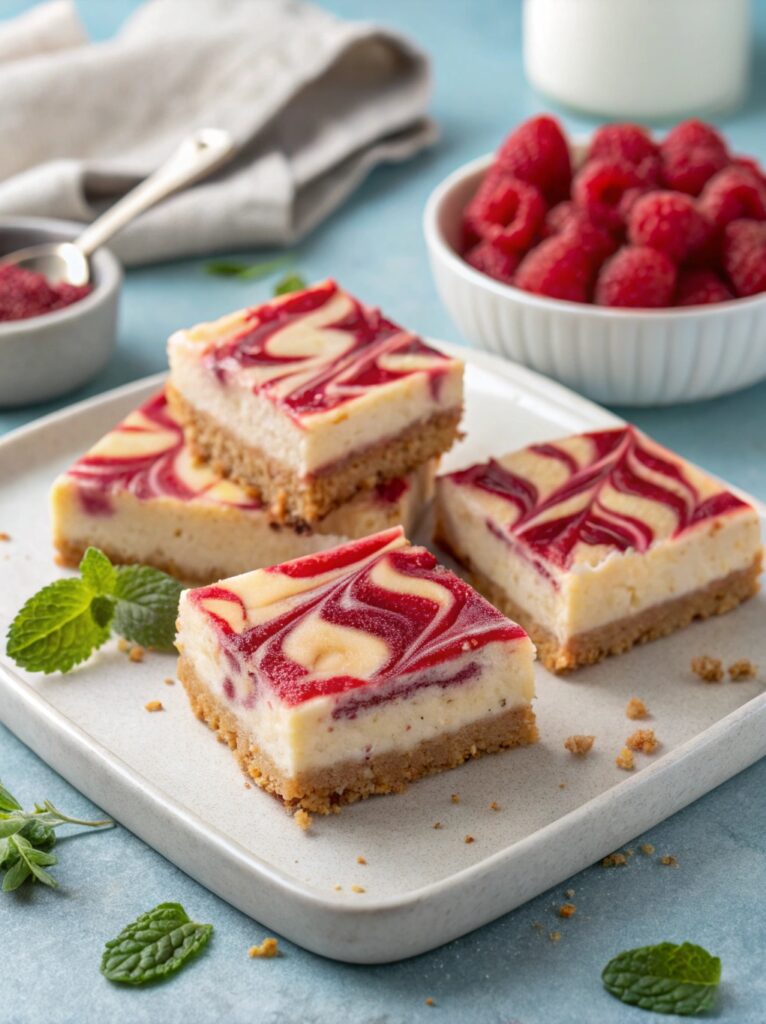 Raspberry Cheesecake Bars