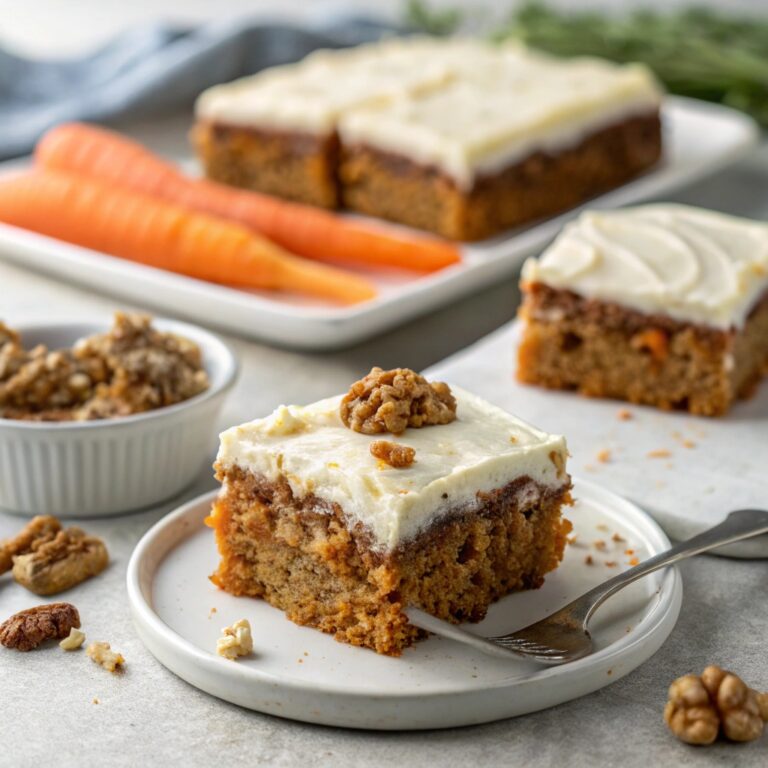 Decadent Carrot Cake Bars
