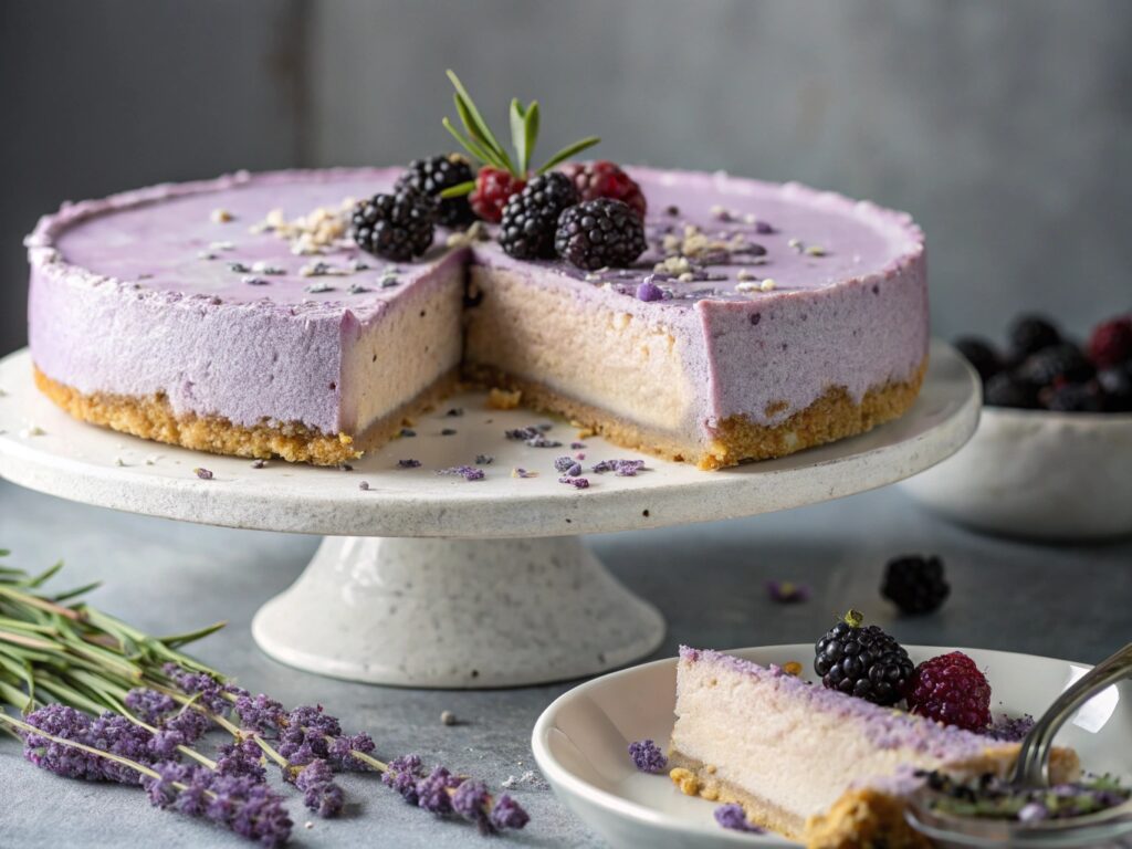 Lavender Cheesecake