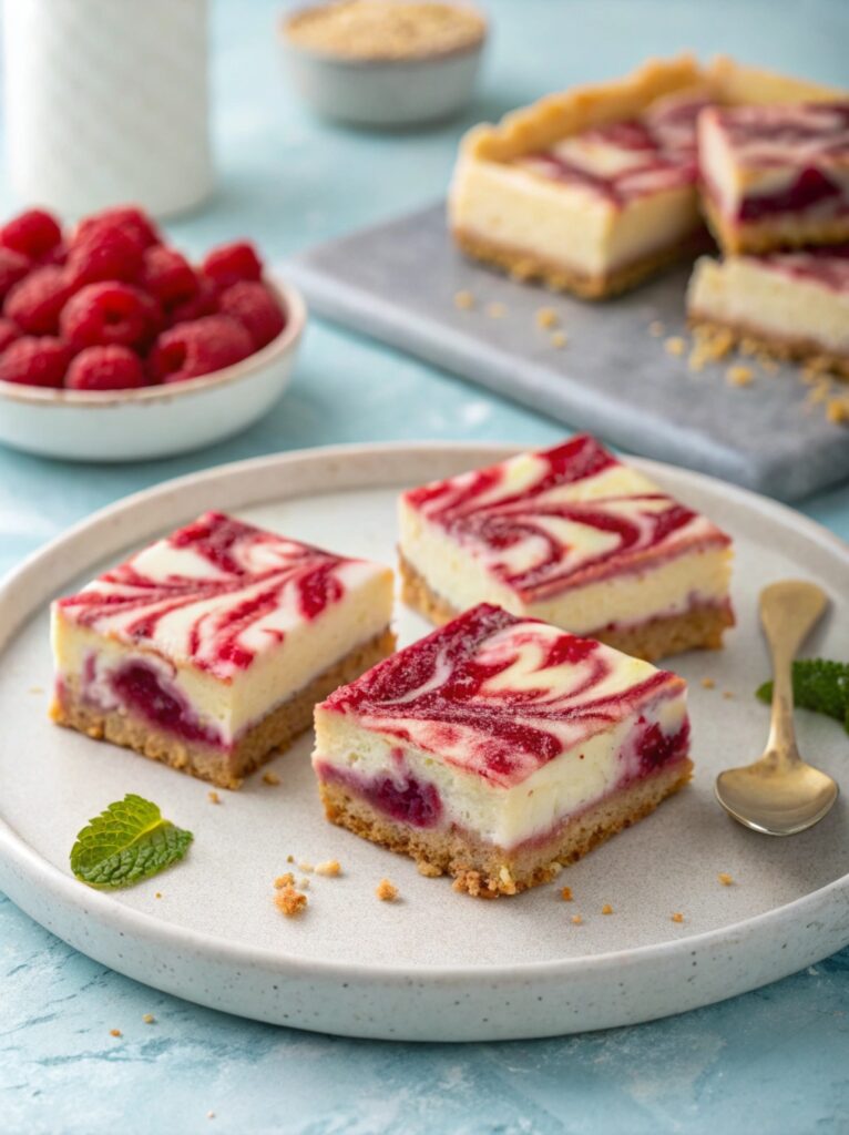 Raspberry Cheesecake Bars