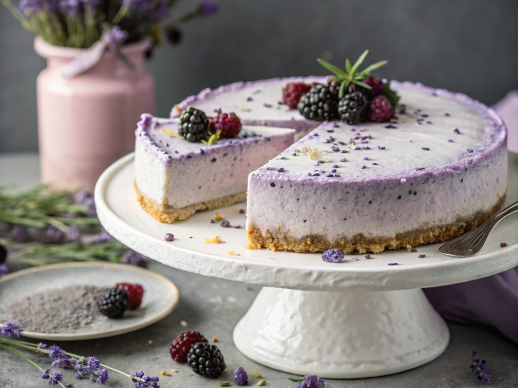 Lavender Cheesecake