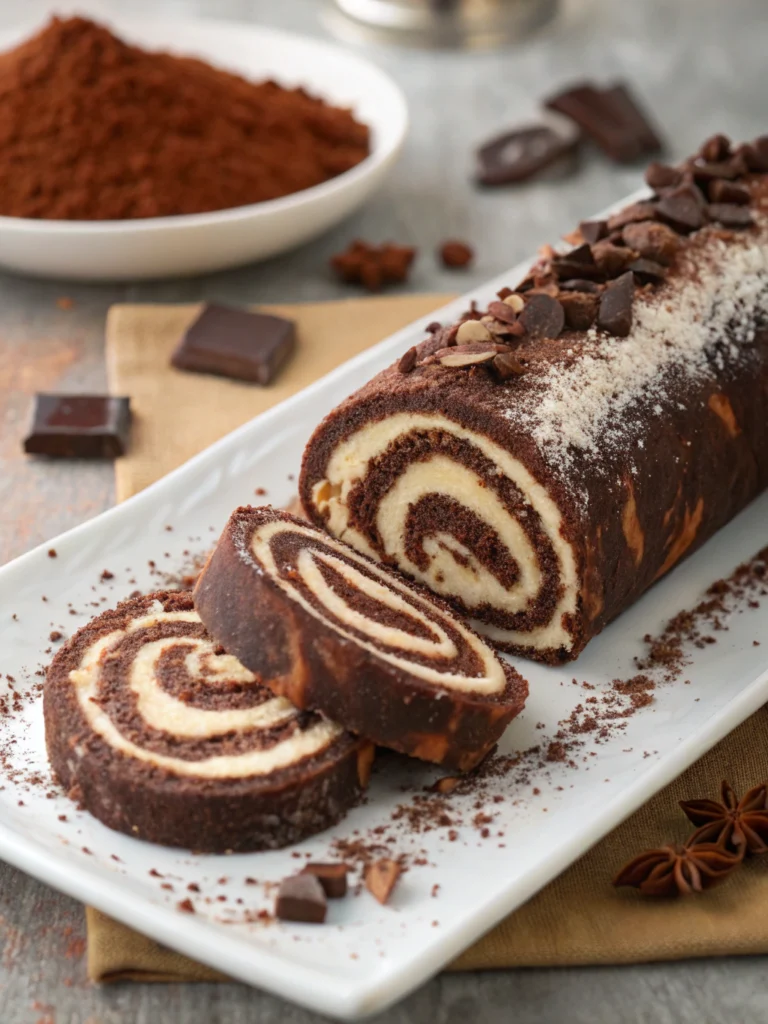 Chocolate Dessert Salami
