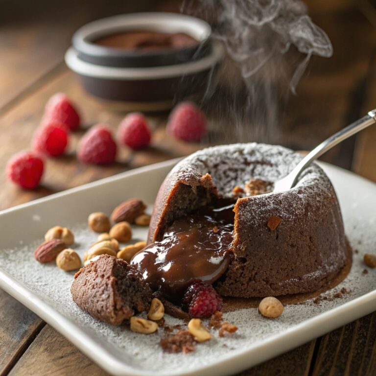 Chocolate Hazelnut Lava Cake
