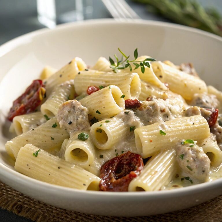 Creamy Italian Sausage Rigatoni