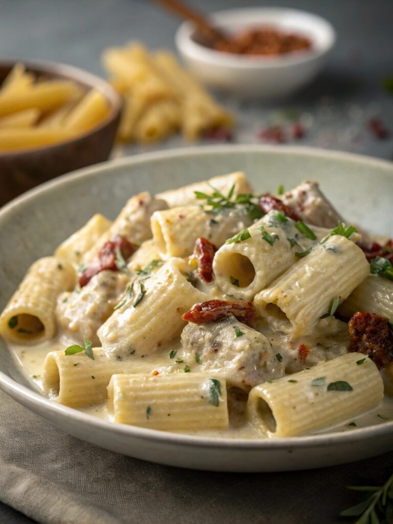 Creamy Italian Sausage Rigatoni