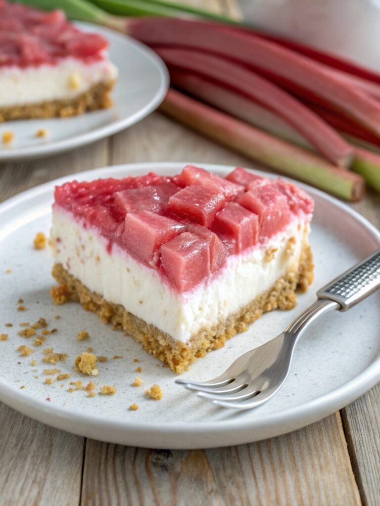 Rhubarb Cheesecake