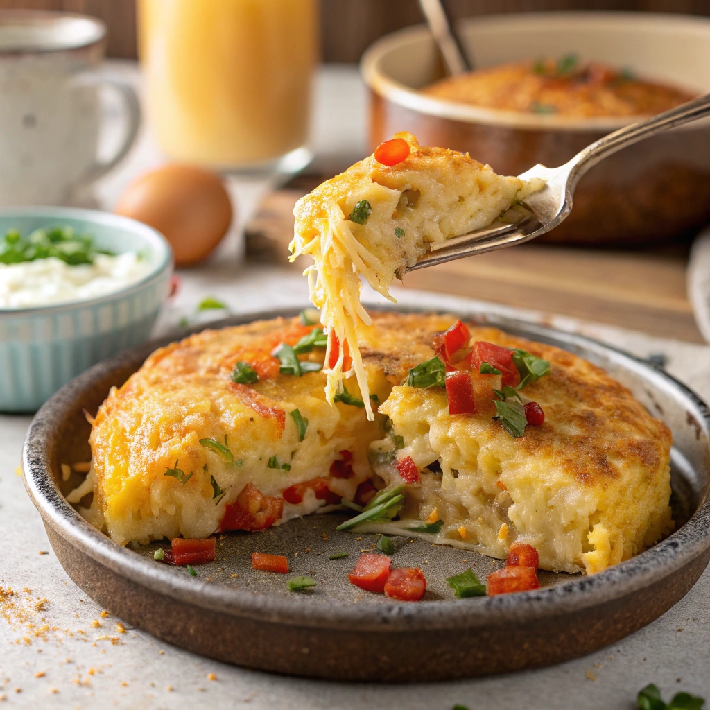 Egg and Hash Brown Breakfast