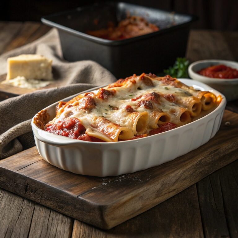 Creamy Cheesy Baked Ziti