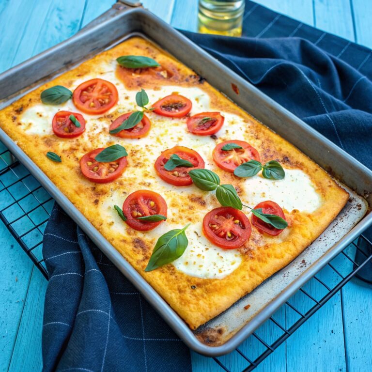 Sheet Pan Caprese Pizza