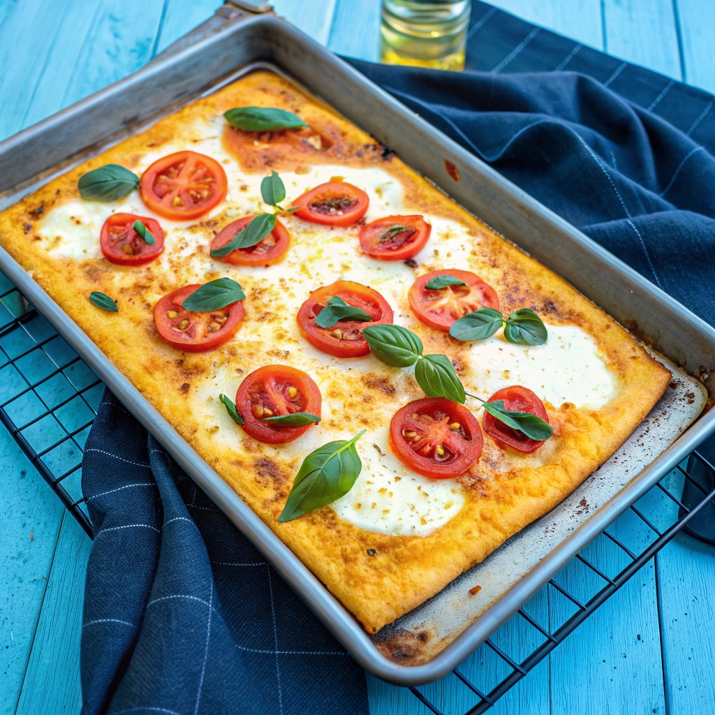 Sheet Pan Caprese Pizza