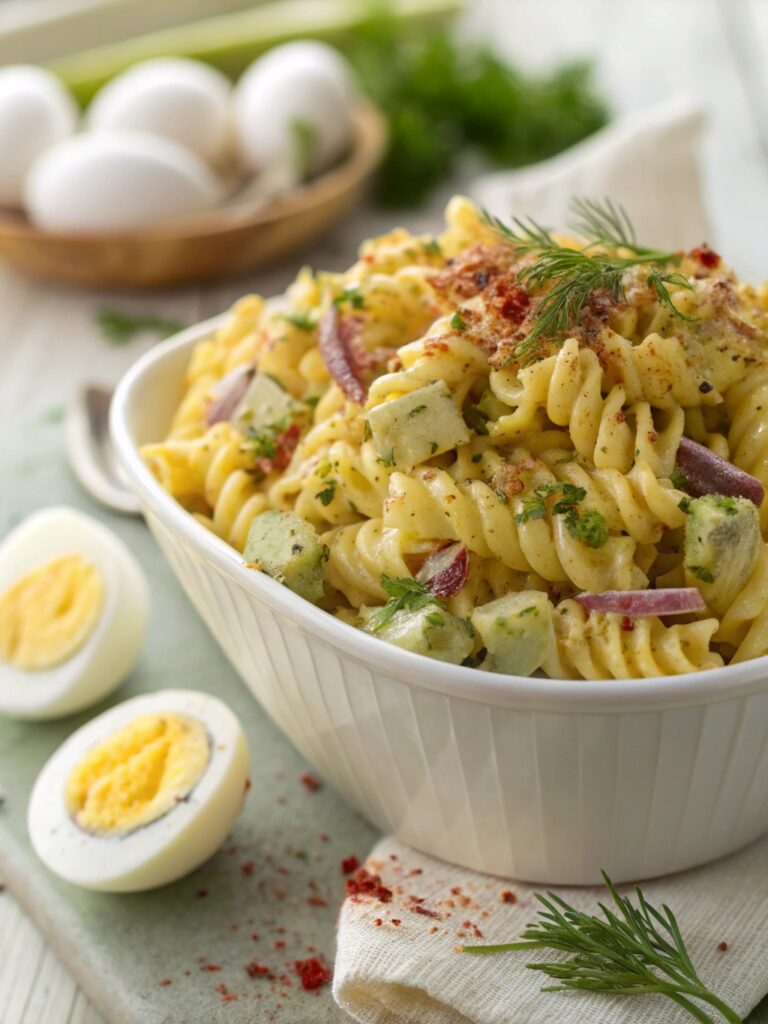 Deviled Egg Pasta Salad