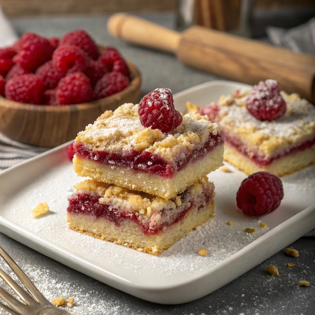 Raspberry Streusel Bars
