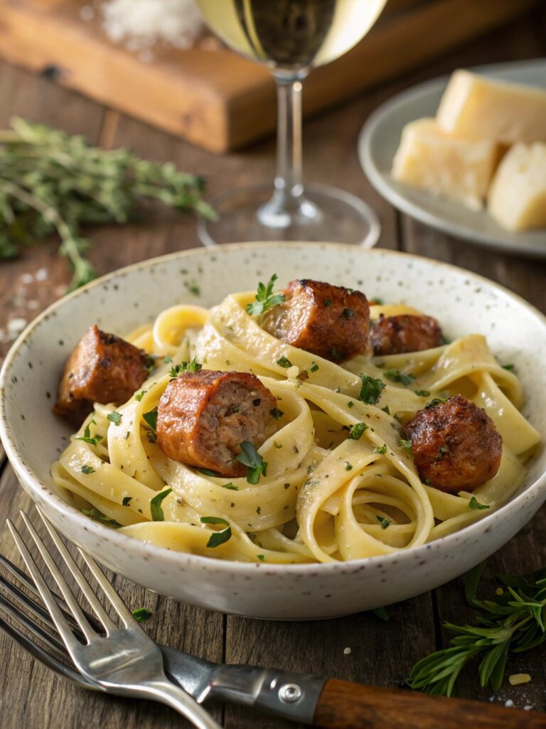Garlic Butter Sausage Bites