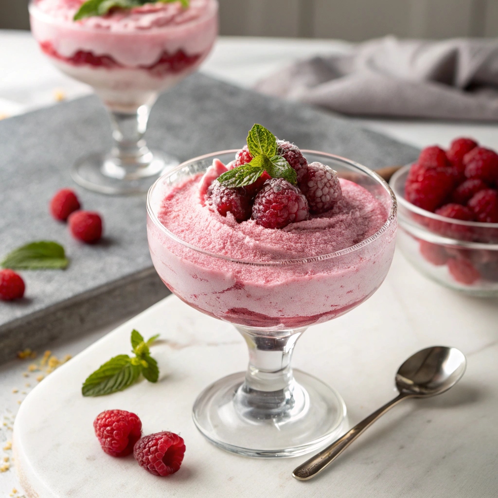 Raspberry Creamy Mousse