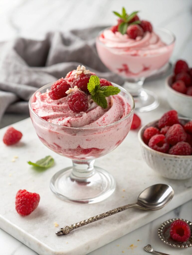 Raspberry Creamy Mousse