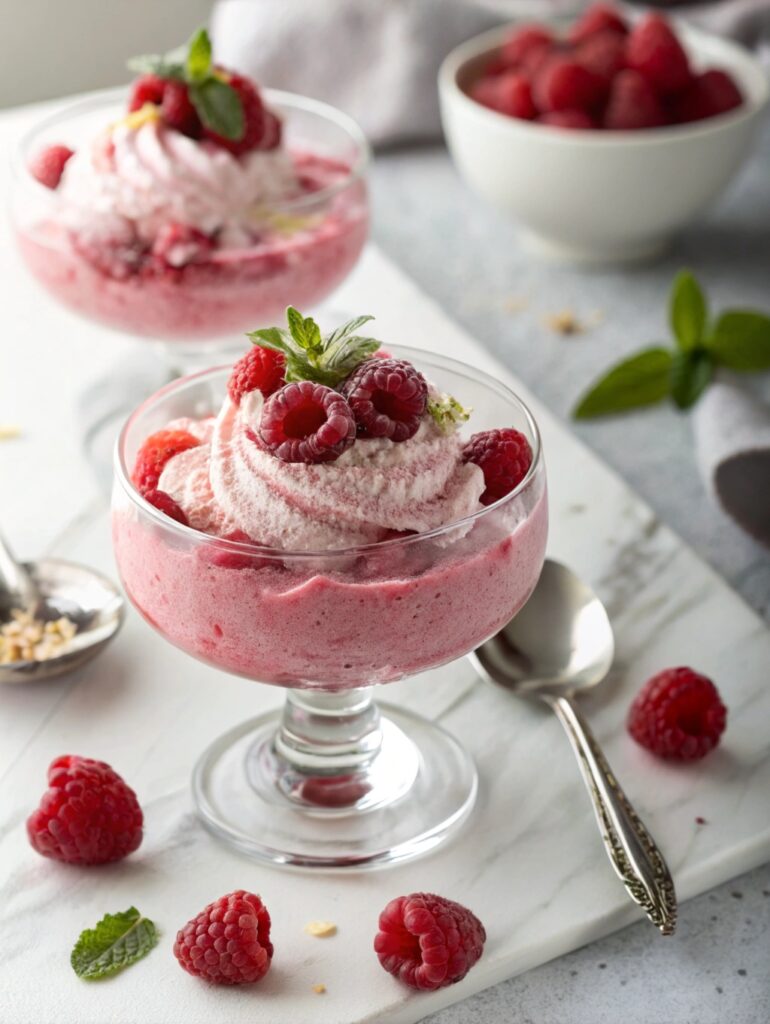 Raspberry Creamy Mousse