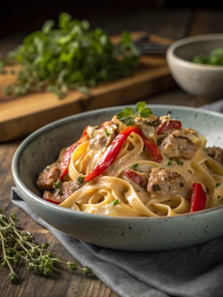 Creamy Italian Sausage Pasta