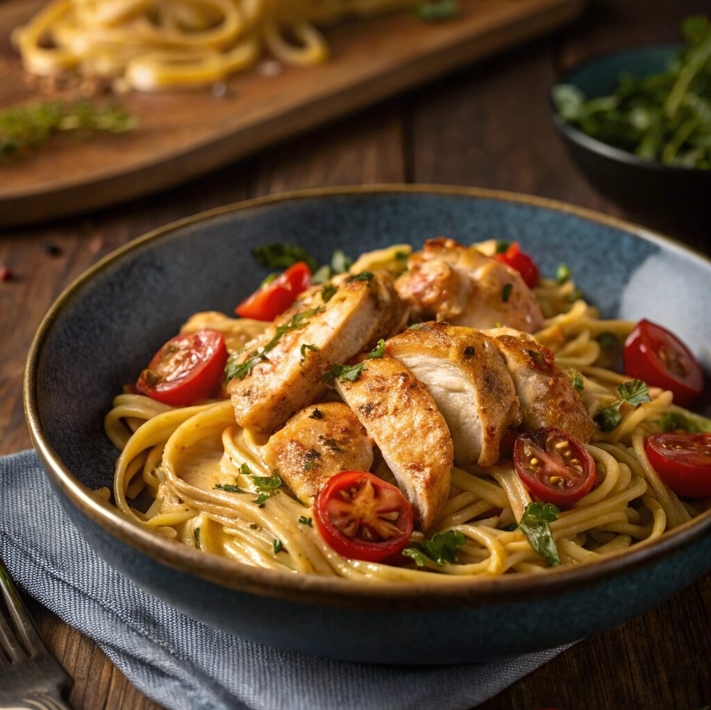 Cowboy Butter Chicken Linguine