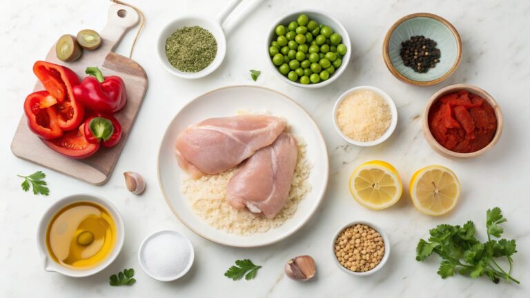 One Pan Spanish Chicken
