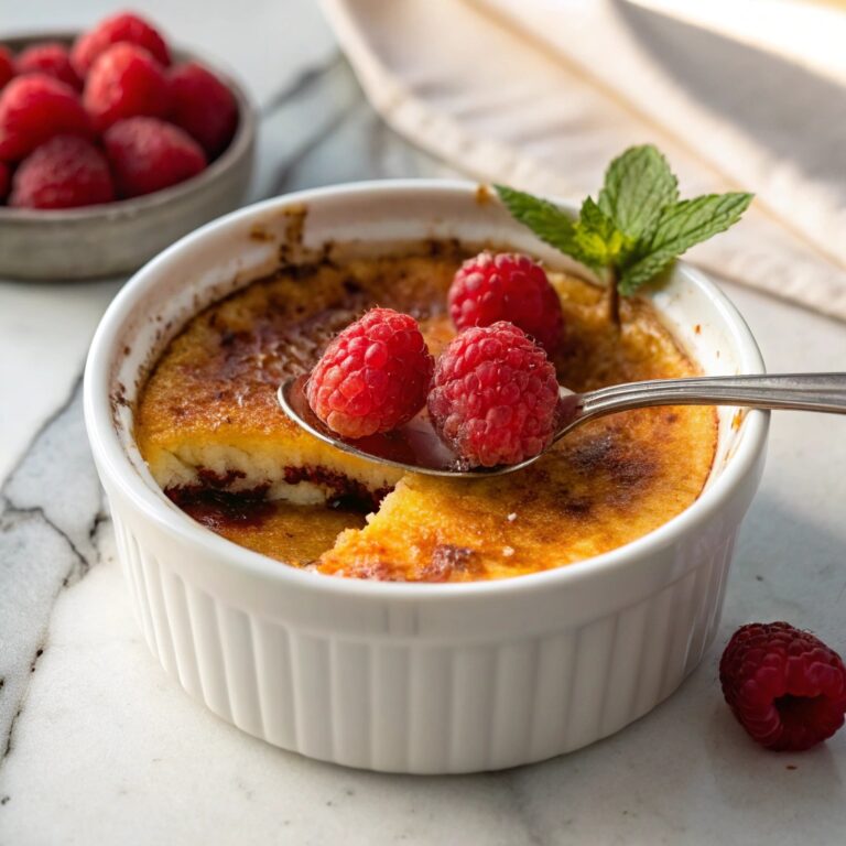 Raspberry Crème Brûlée