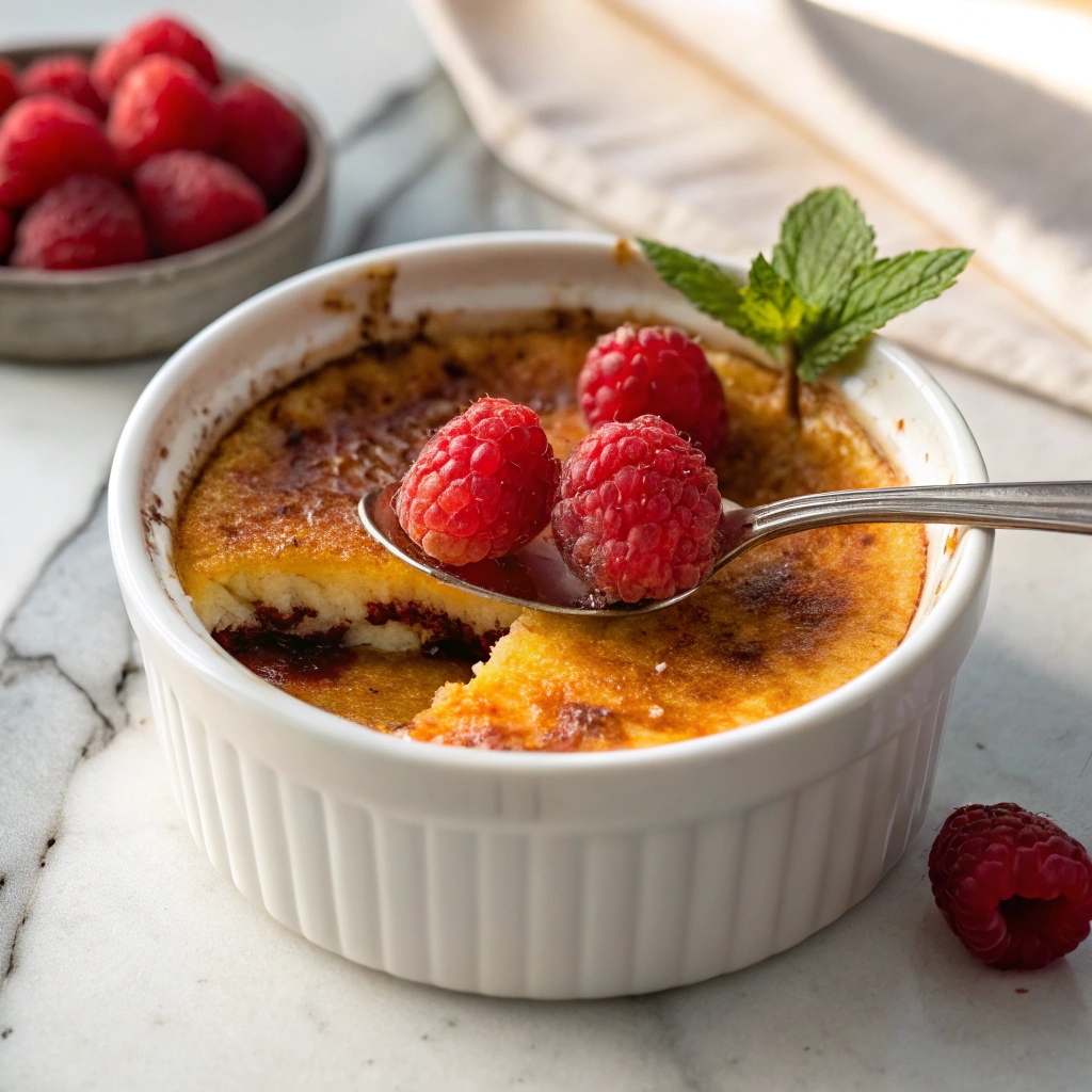 Raspberry Crème Brûlée