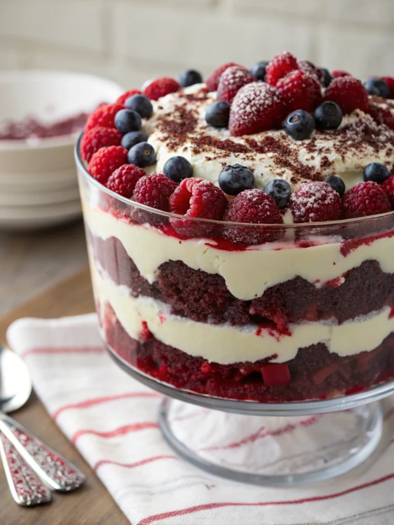 Red Velvet Cheesecake Trifle