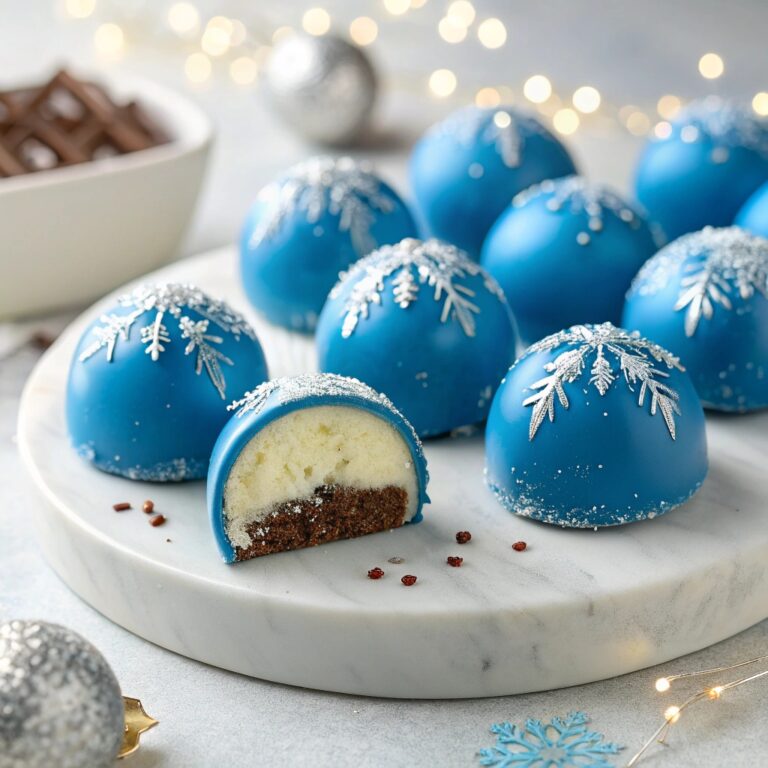Blue Christmas Truffles