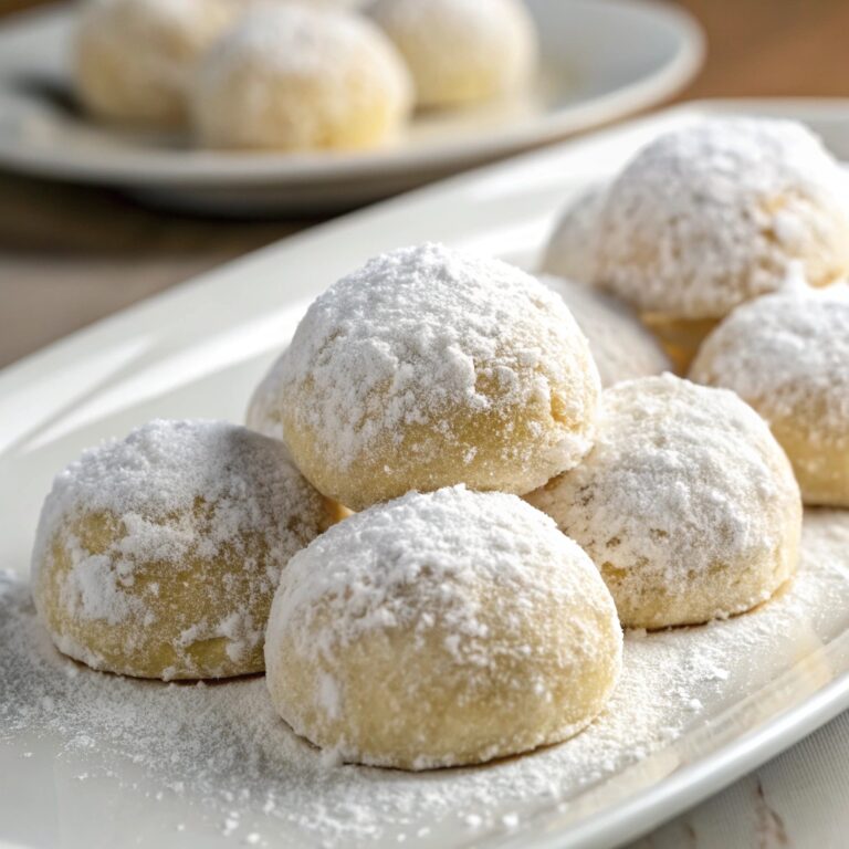 Milk Snowball Cookies