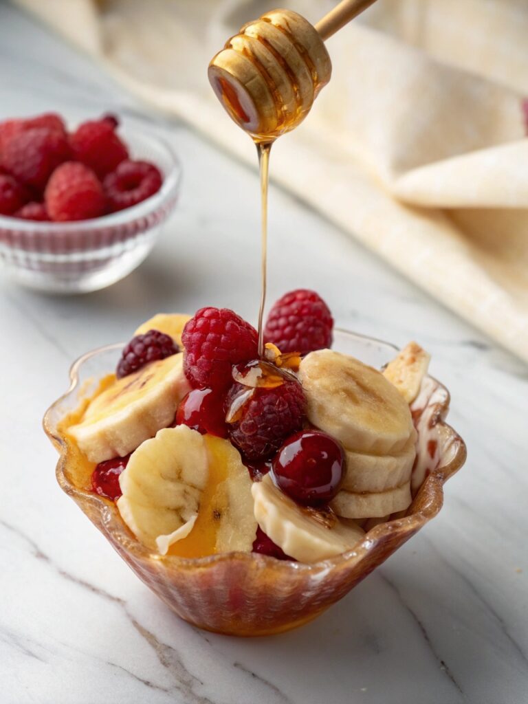 candy cup of banana split