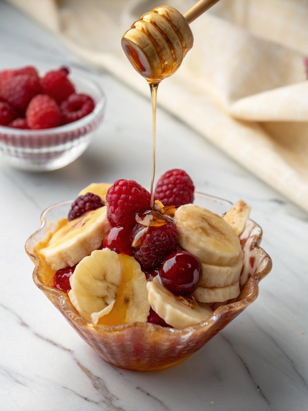candy cup of banana split