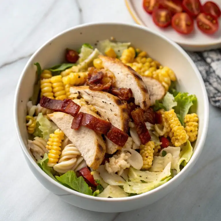 Chicken and Corn Pasta Salad